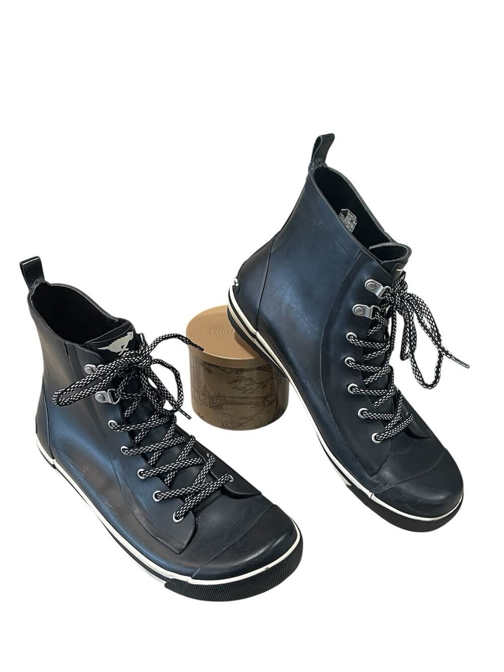 Rocket Dog Women's Size 11 Rainy Rubber Rain Ankle Boot Lace Up -Outdoor Wear